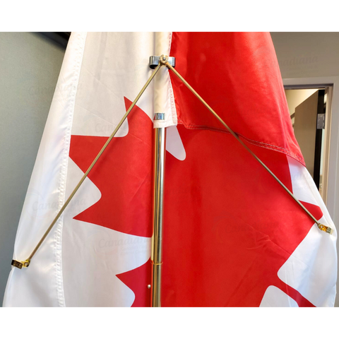 Indoor Flagpole Spreader Display