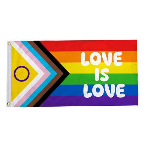 Intersex-Inclusive Love-is-Love Pride Flag - Canadiana Flag
