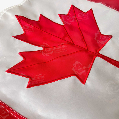 Authentic Appliqué Canada Flag - Canadiana Flag