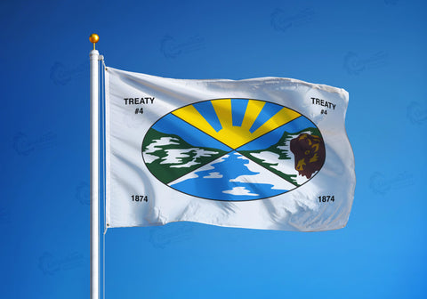 Treaty No.4 - Canadiana Flag