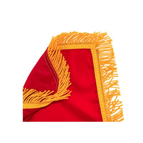 Appliqué Canada Flag with Gold Fringe - Canadiana Flag