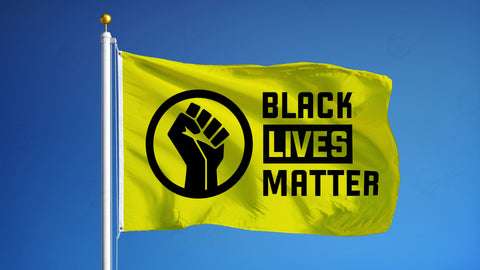 Black Lives Matter (BLM) Movement - Black History Month - Canadiana Flag