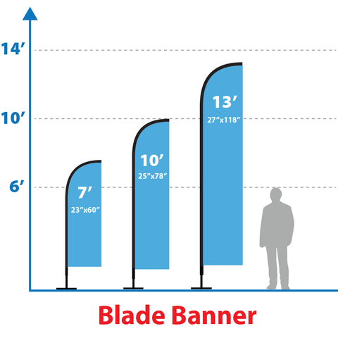 Custom Blade Banner Kit - Canadiana Flag