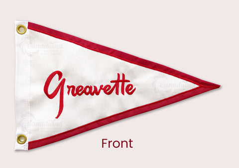 Greavette® Burgee - Canadiana Flag