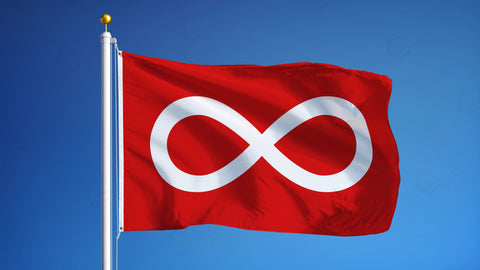 Red Metis Flag - Canadiana Flag