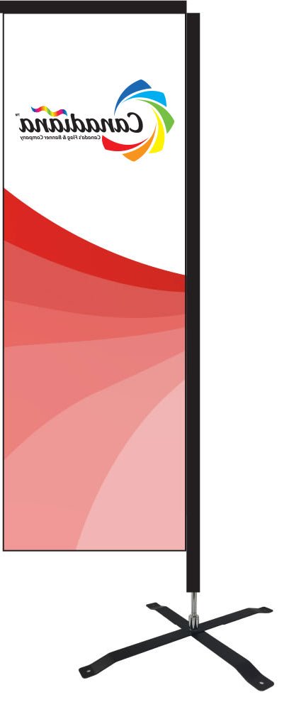 Straight Banner Kit - Custom Banner - Canadiana Flag