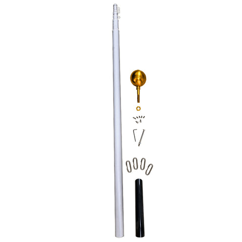 20' Easy Up Telescopic Flagpole Kit