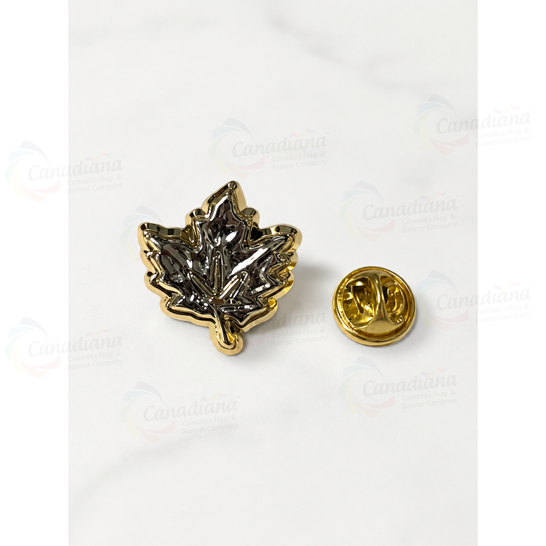 Maple Leaf Lapel Pin – Canadiana Flag