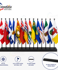 10” x 6” Canada Provincial & Territorial Flags SET - Canadiana Flag