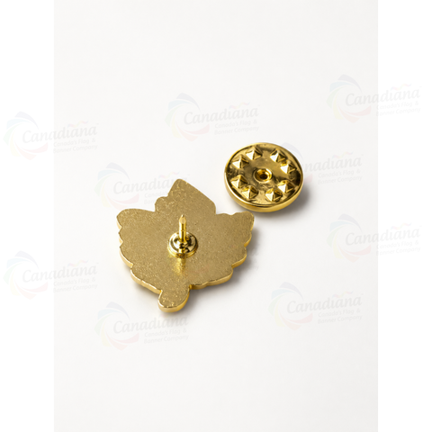 Maple Leaf Lapel Pin - Canadiana Flag