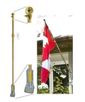 6 ft Residential Outdoor Flag and Pole set - Canadiana Flag