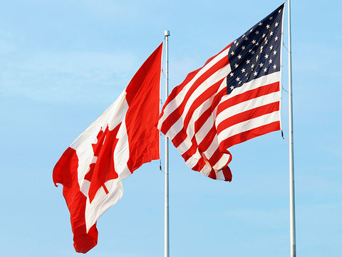 Canada Friendship flags