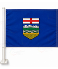 Alberta Car Flag - Canadiana Flag