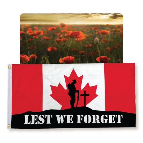 Canadian Remembrance Day Flags