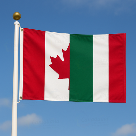 Canada-Italy Friendship Flag