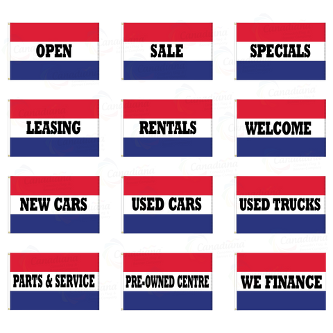 Dealer Action Flags - 3' x 5' Standard Flag - Canadiana Flag