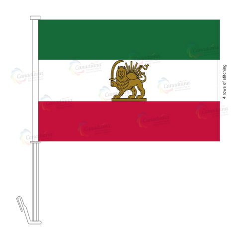 Iran Persian Car Flag - Canadiana Flag