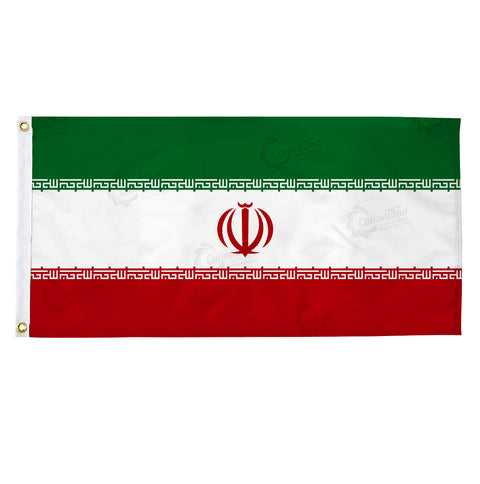 (Group G) Iran Flag - Canadiana Flag