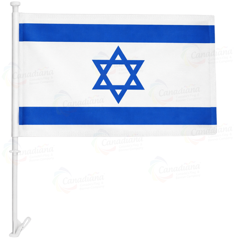 Israel Car Flag - Canadiana Flag