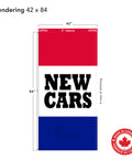new-cars-flag-42x84