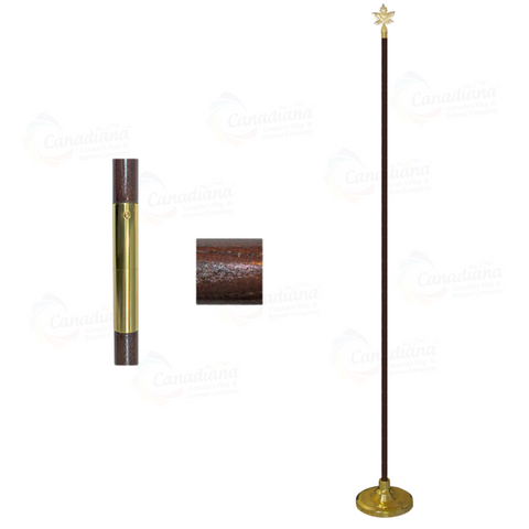 Oak Indoor Flagpole
