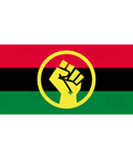 Pan-African Clenched Fist Flag - Black History Month - Canadiana Flag