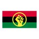 Pan-African Clenched Fist Flag - Black History Month - Canadiana Flag