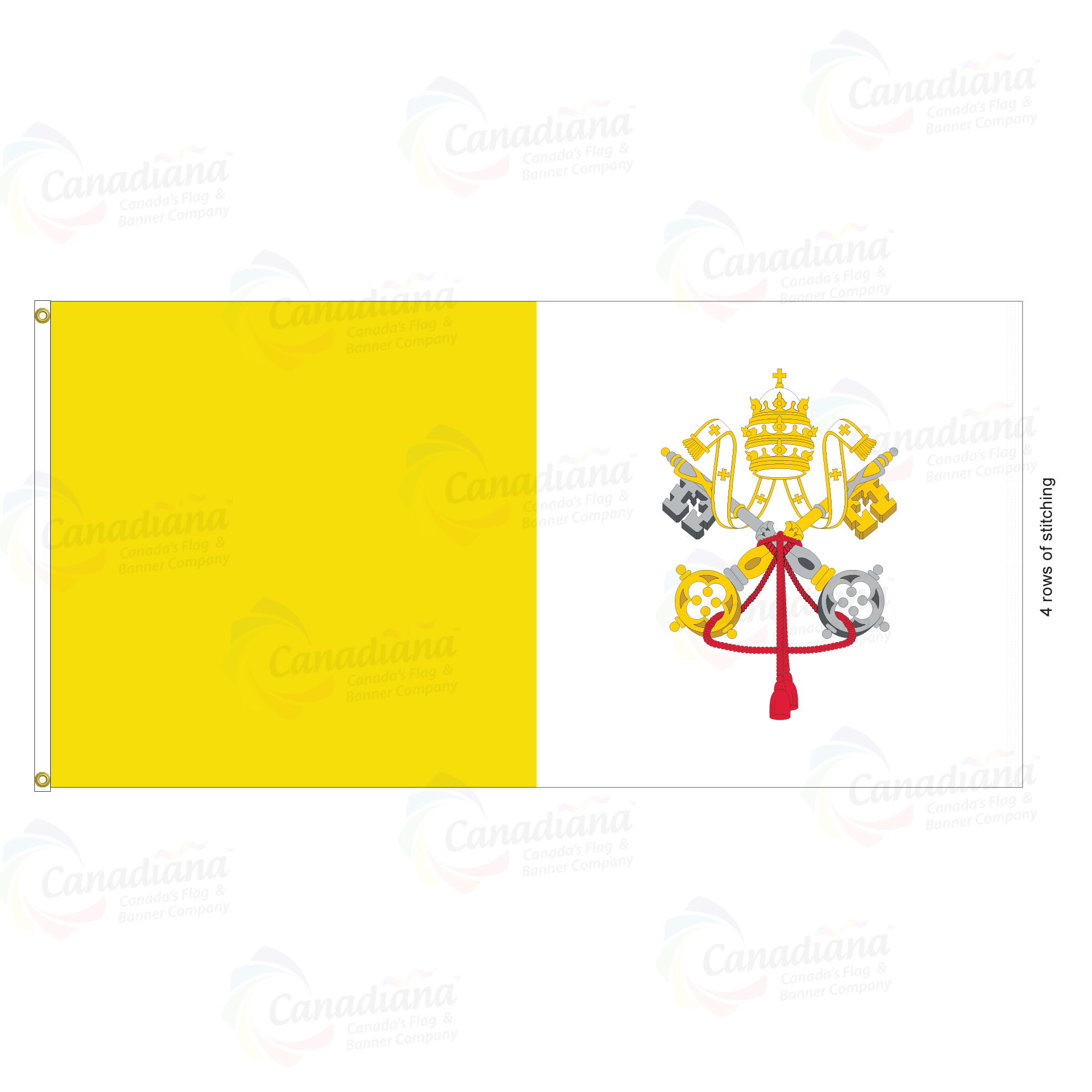 Papal Vatican Flag – Canadiana Flag