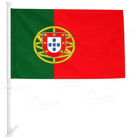 Portugal Car Flag - Canadiana Flag