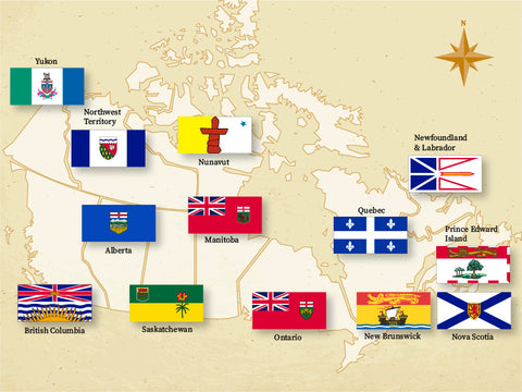 Provincial Flags and Territorial Flags