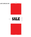 Red Acid Dyed Tri-Panel Auto/Dealer Message Banner - Canadiana Flag