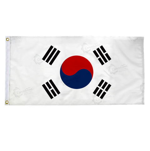 (Group A) South Korea Flag - Canadiana Flag