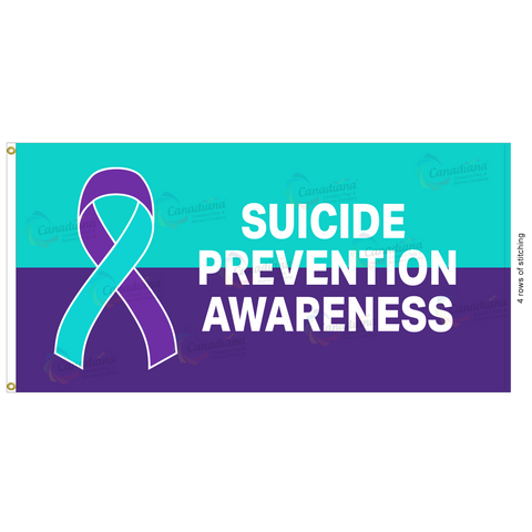 Suicide Prevention Awareness - Canadiana Flag