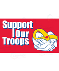 Support Our Troops Flag - Canadiana Flag