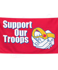 Support Our Troops Flag - Canadiana Flag