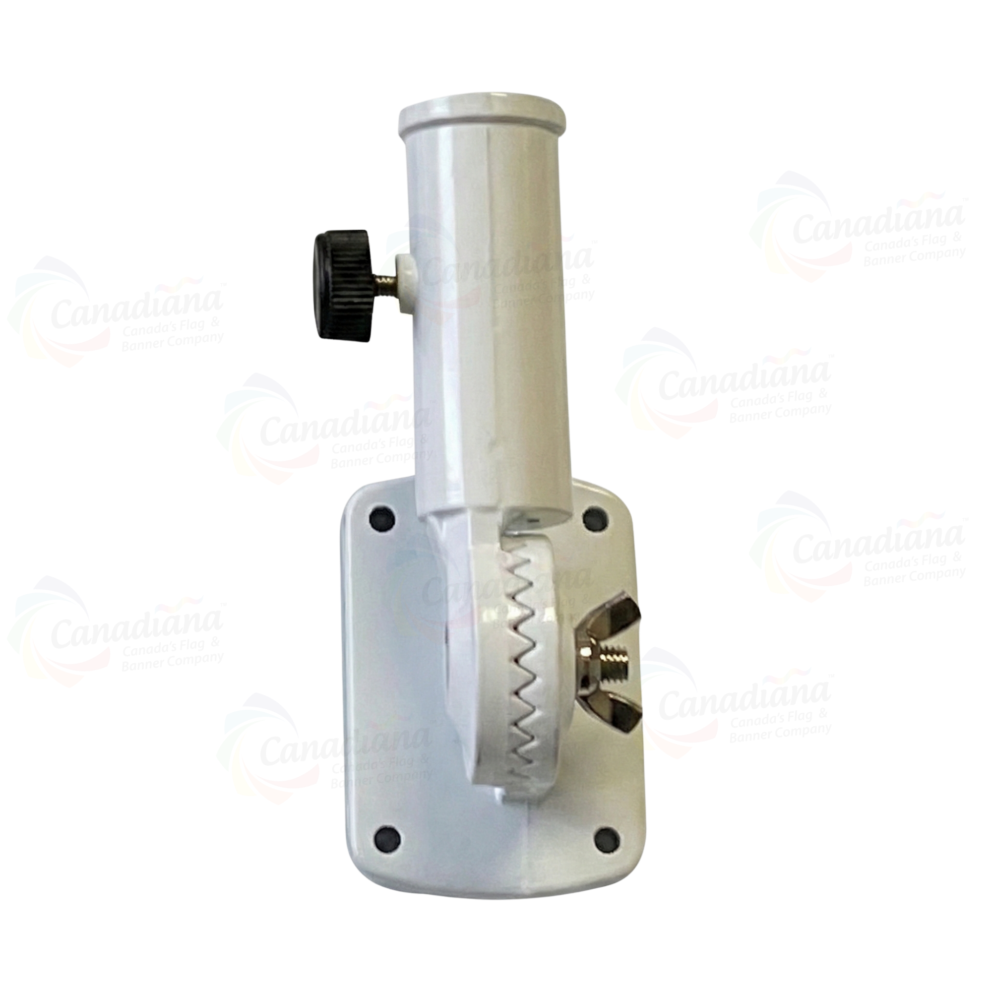 White Angle Adjustable Bracket | Canadiana Flags