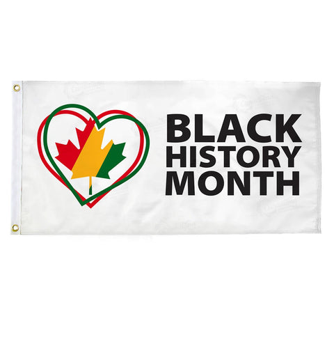 Black History Month Flag - Canadiana Flag