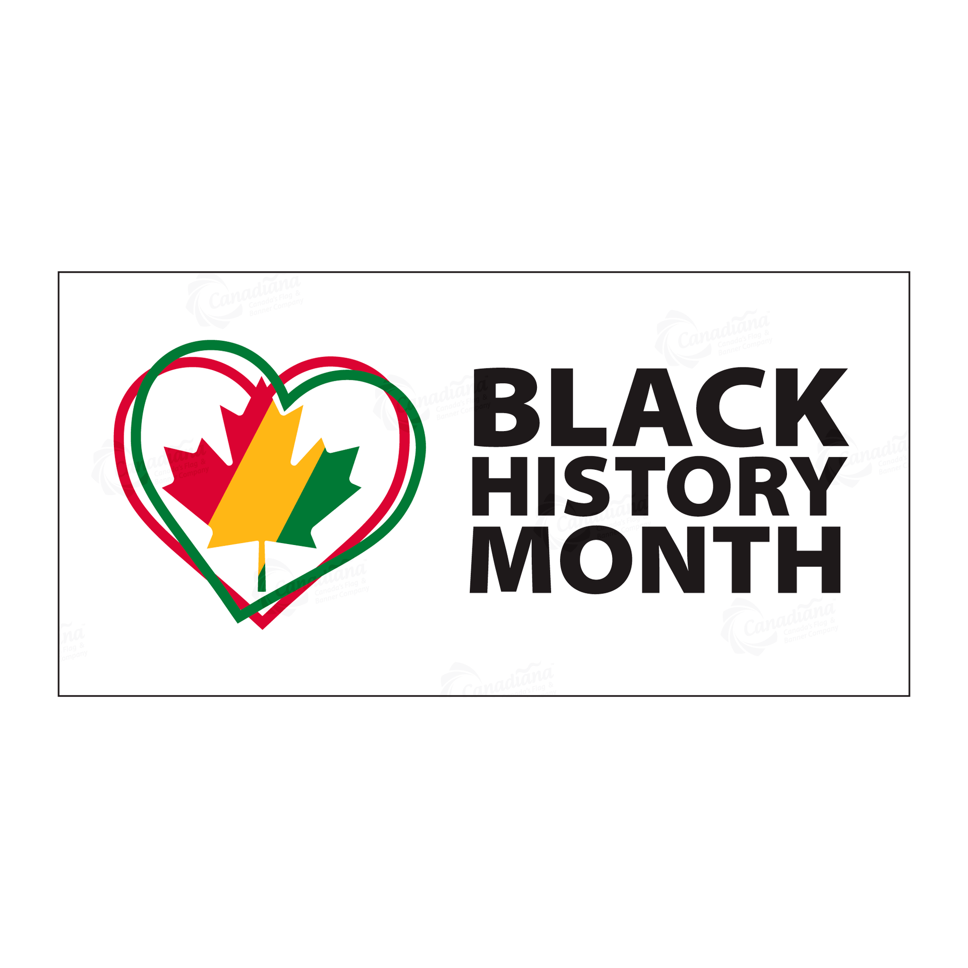 Black History Month Flag – Canadiana Flag