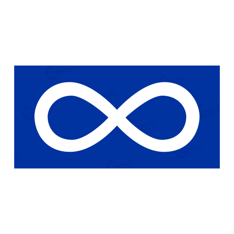 Blue Metis Flag - Canadiana Flag