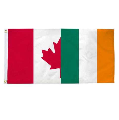 Canada - Irish Friendship Flag - Canadiana Flag