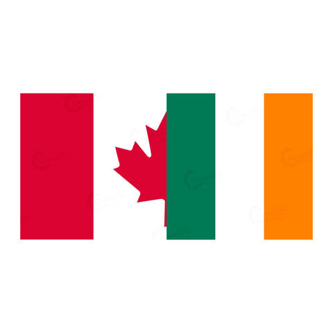 Canada - Irish Friendship Flag - Canadiana Flag