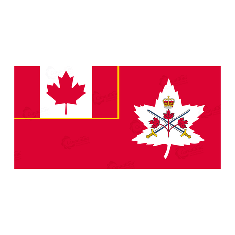 Canadian Army Flag - Canadiana Flag