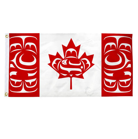 Canadian Indigenous Flag - Canadiana Flag