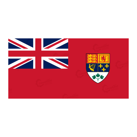 Canadian Red Ensign (Green Leaves) - Canadiana Flag