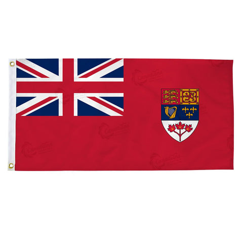 Canadian Red Ensign (Red Leaves) - Canadiana Flag