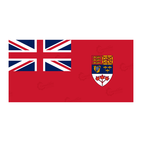 Canadian Red Ensign (Red Leaves) - Canadiana Flag