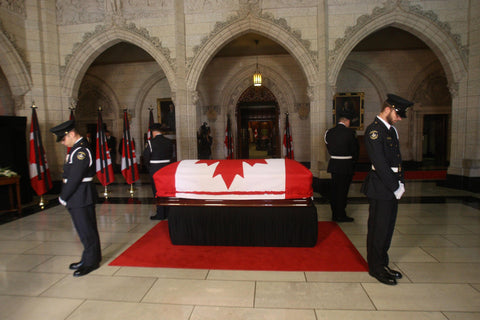 Canada Casket Flag