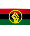 Pan - African Clenched Fist Flag - Black History Month - Canadiana Flag