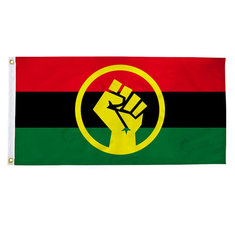 Pan - African Clenched Fist Flag - Black History Month - Canadiana Flag