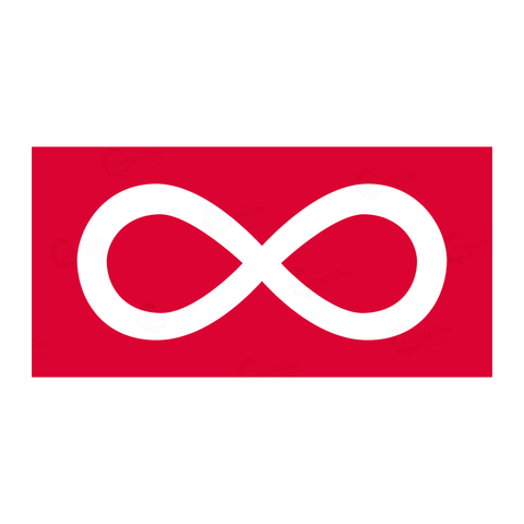 Red Metis Flag - Canadiana Flag